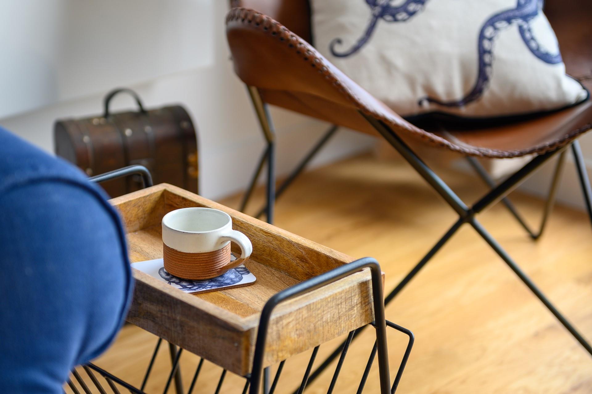 Wake early, pour yourself a generous mug of your favourite drink and kick back on the sofa to watch the sunrise over St Ives.