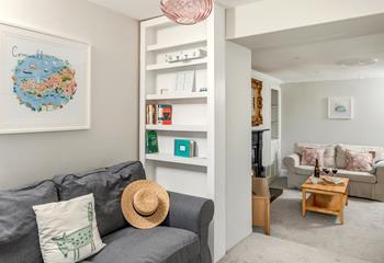 Read a book in the sunroom, whilst the kids relax watching a bit of TV after a busy day.