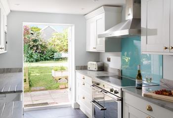 Cook up a family feast and listen to the bird song in the garden.