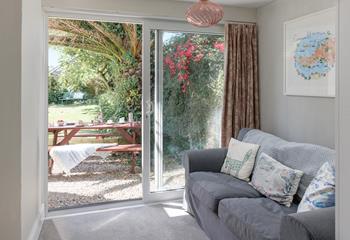 Slide open the patio door and let the summer breeze in.