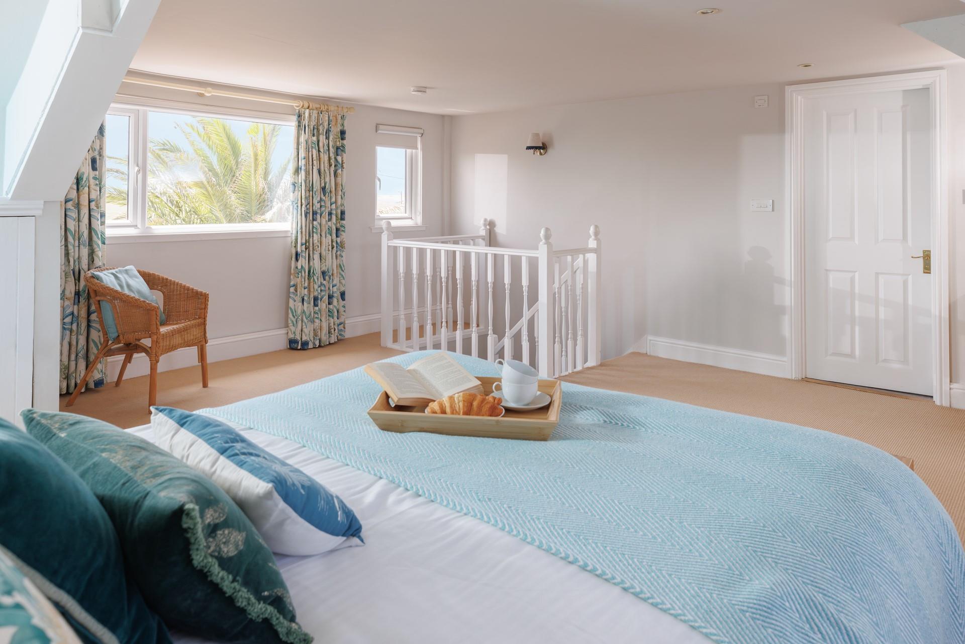 Start the day with a cuppa in bed before heading out to explore.