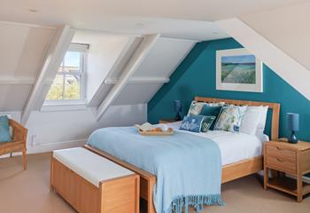 Tuck yourself into your spacious king size bed and drift off into a dreamy night's sleep.