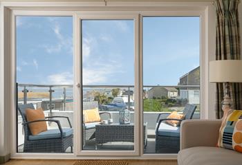 Open the patio doors and let the sunshine into your sitting room.