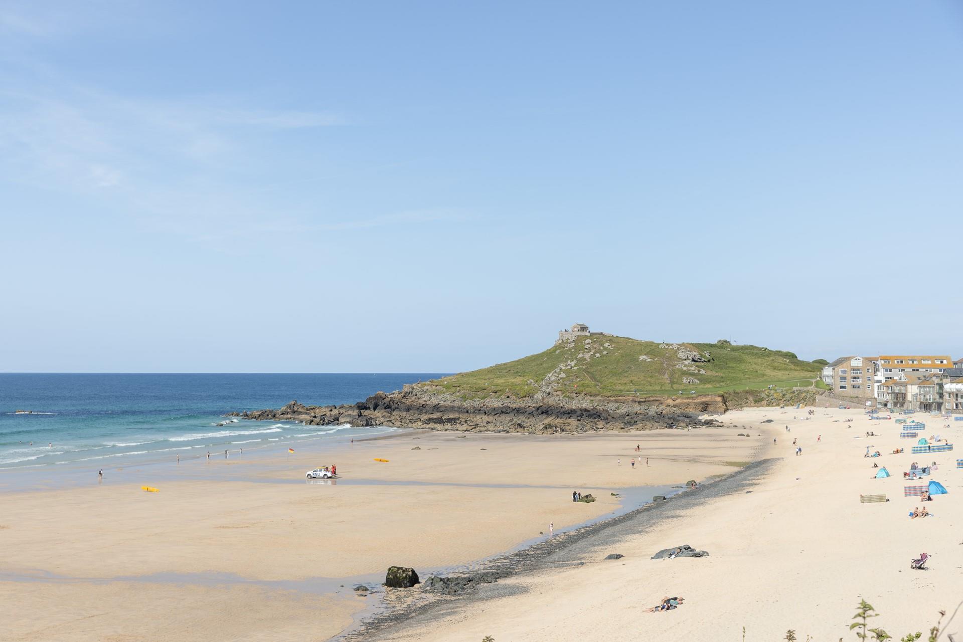Spend your days relaxing on Porthmeor beach.