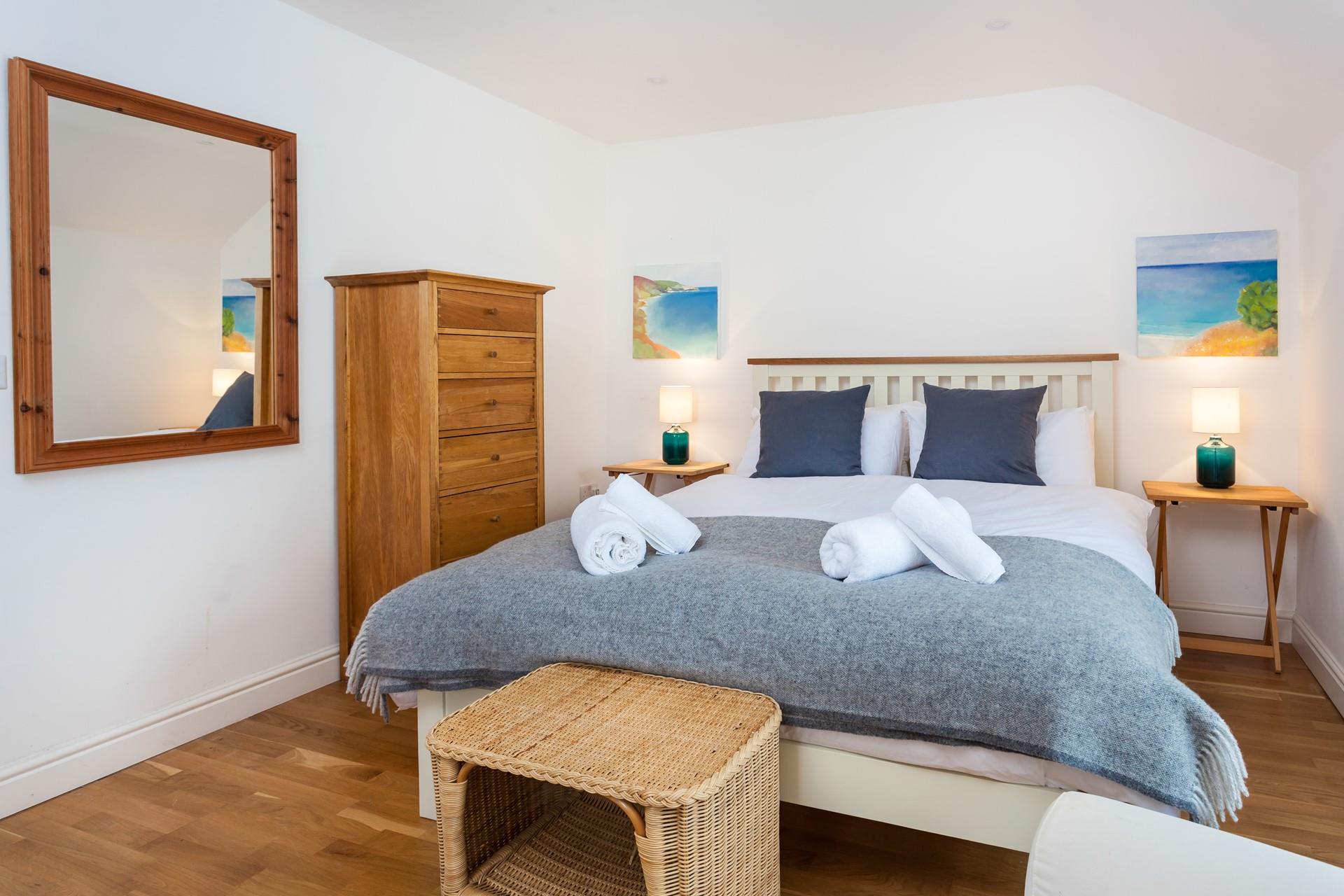 Fresh fluffy towels await you after an invigorating morning shower.