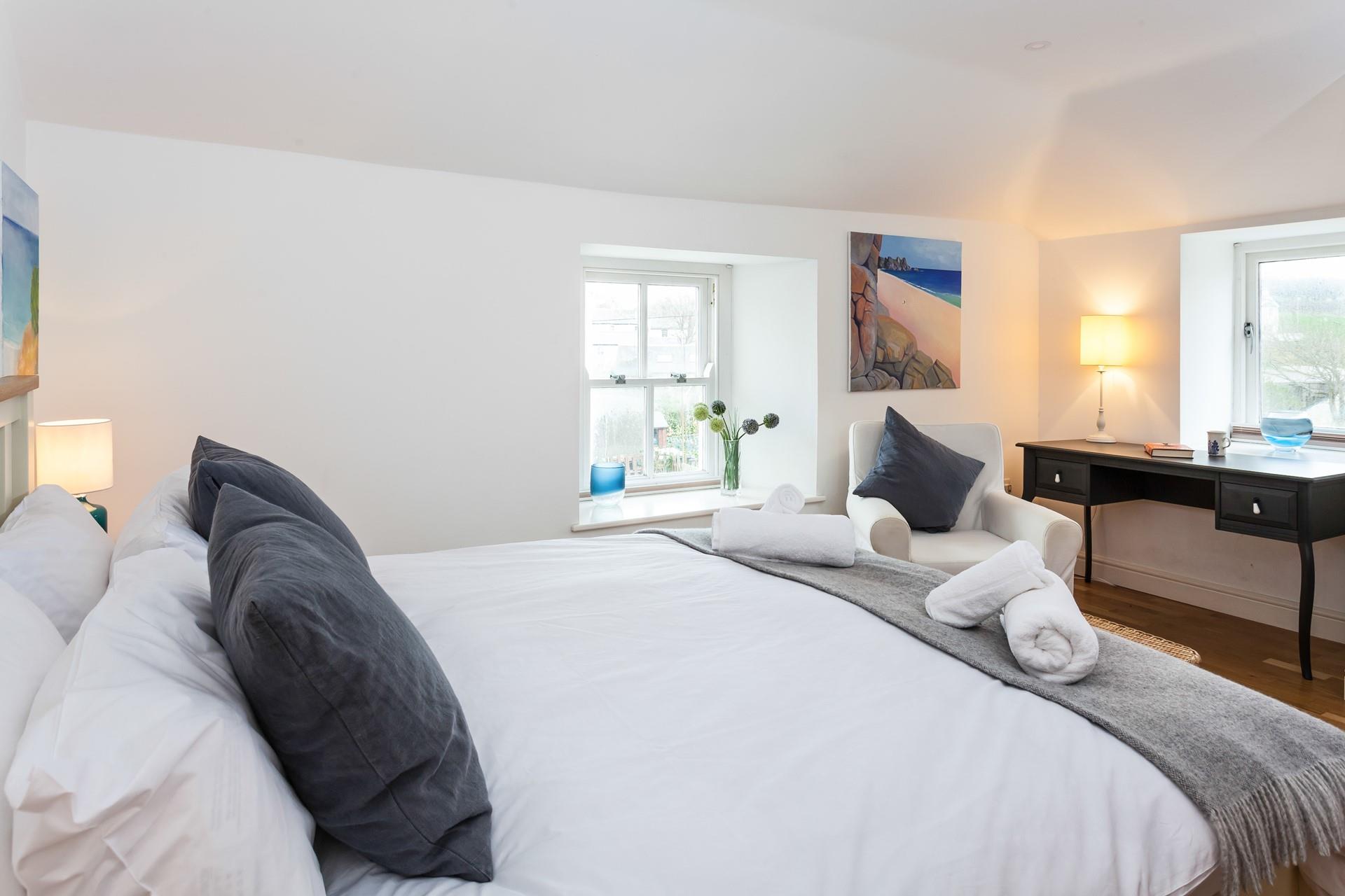 Sink into a peaceful night's sleep after busy days spent on the beach.