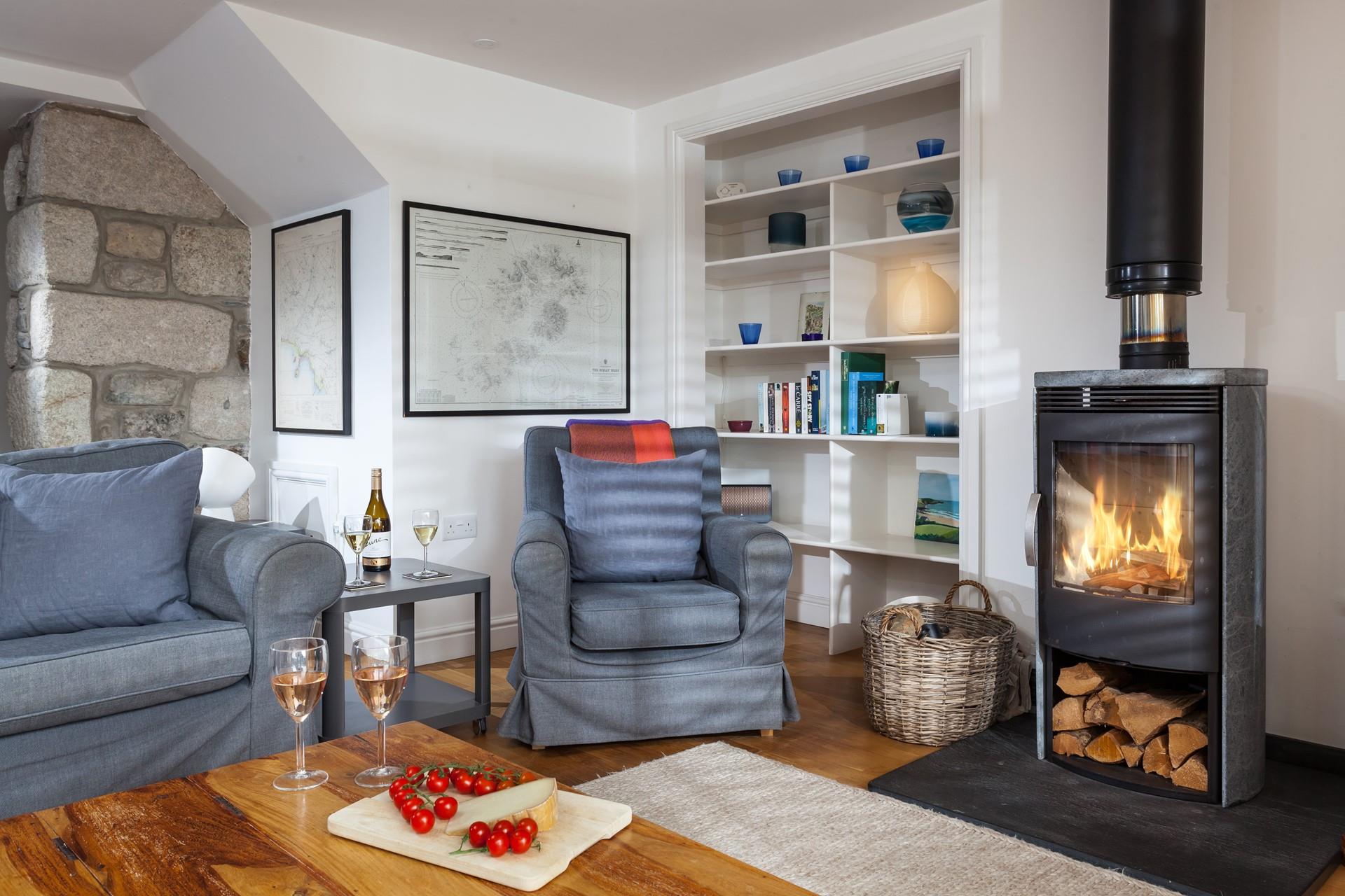 The sitting room is spacious enough for all the guests to relax.