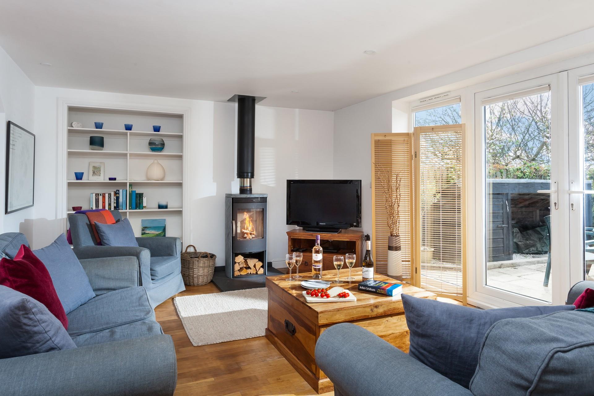 Relax and unwind in the cosy sitting room on cosy evenings.