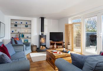 Relax and unwind in the cosy sitting room on cosy evenings.