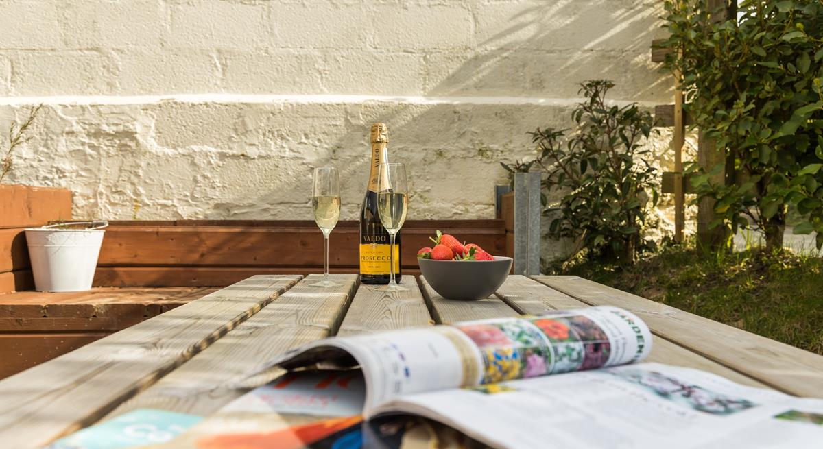 Enjoy peace and tranquillity in the garden.