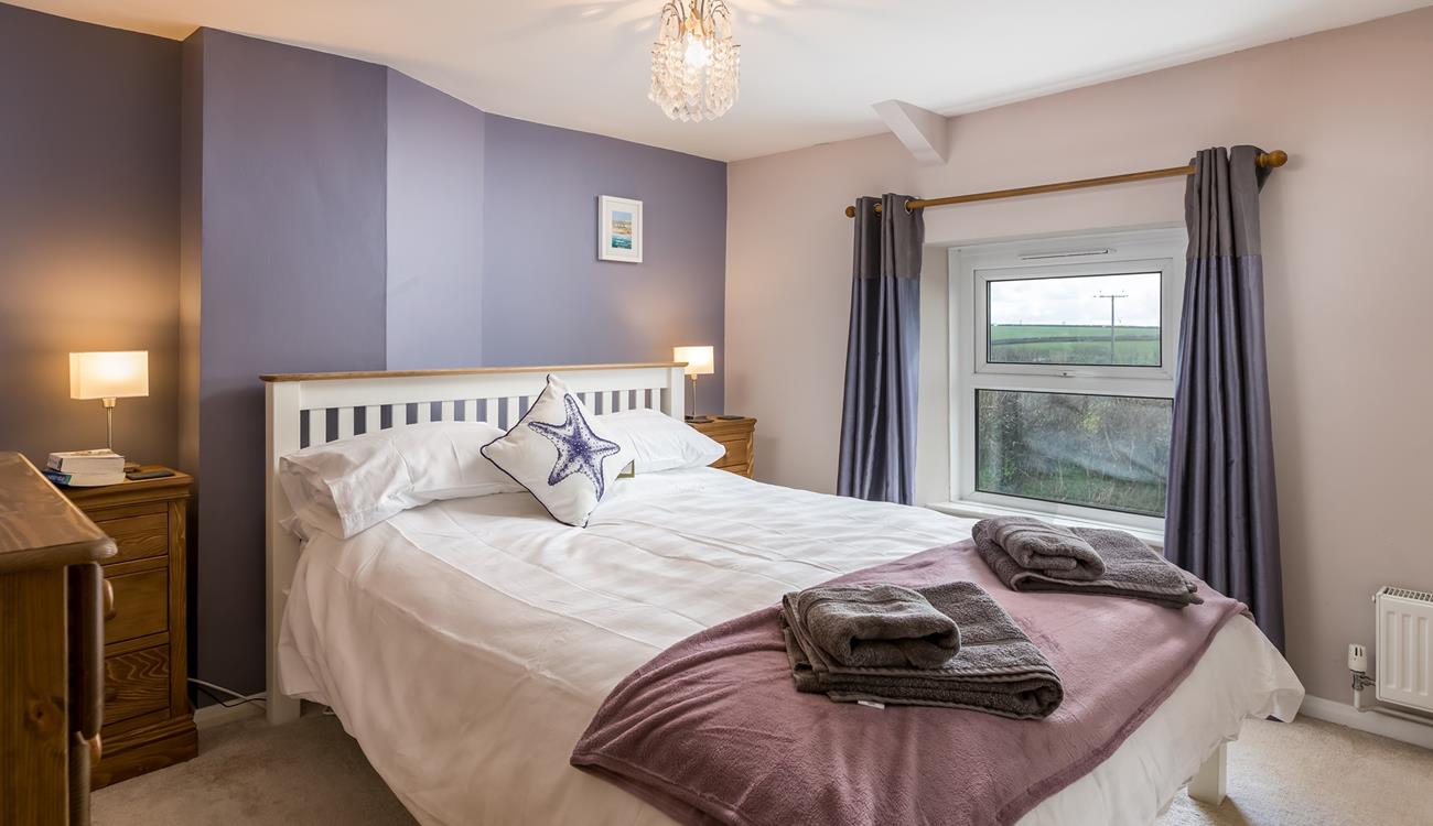 Wake up to idyllic countryside views each morning.