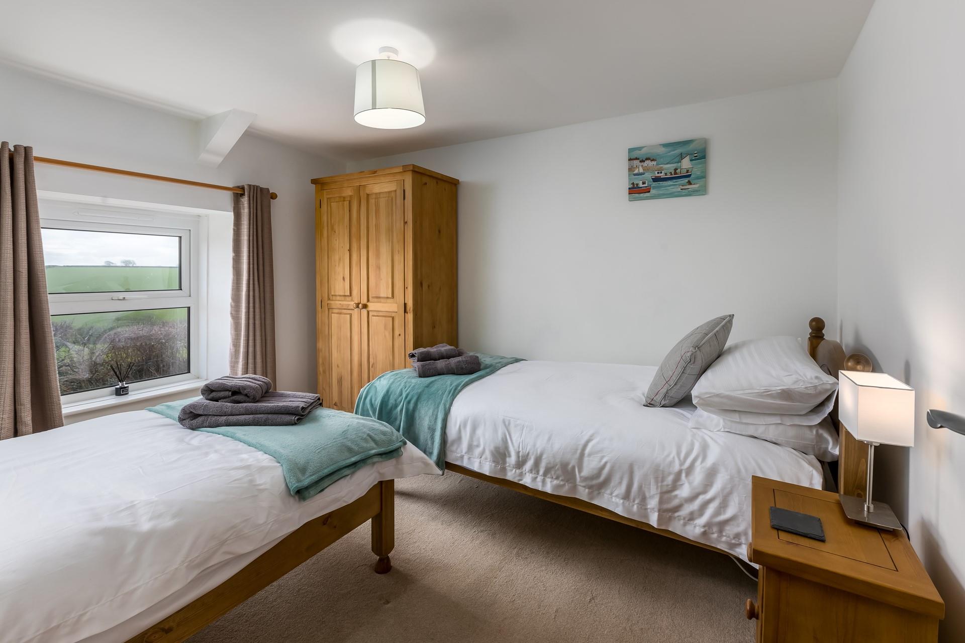 Wake up to countryside views while sipping a morning cuppa.