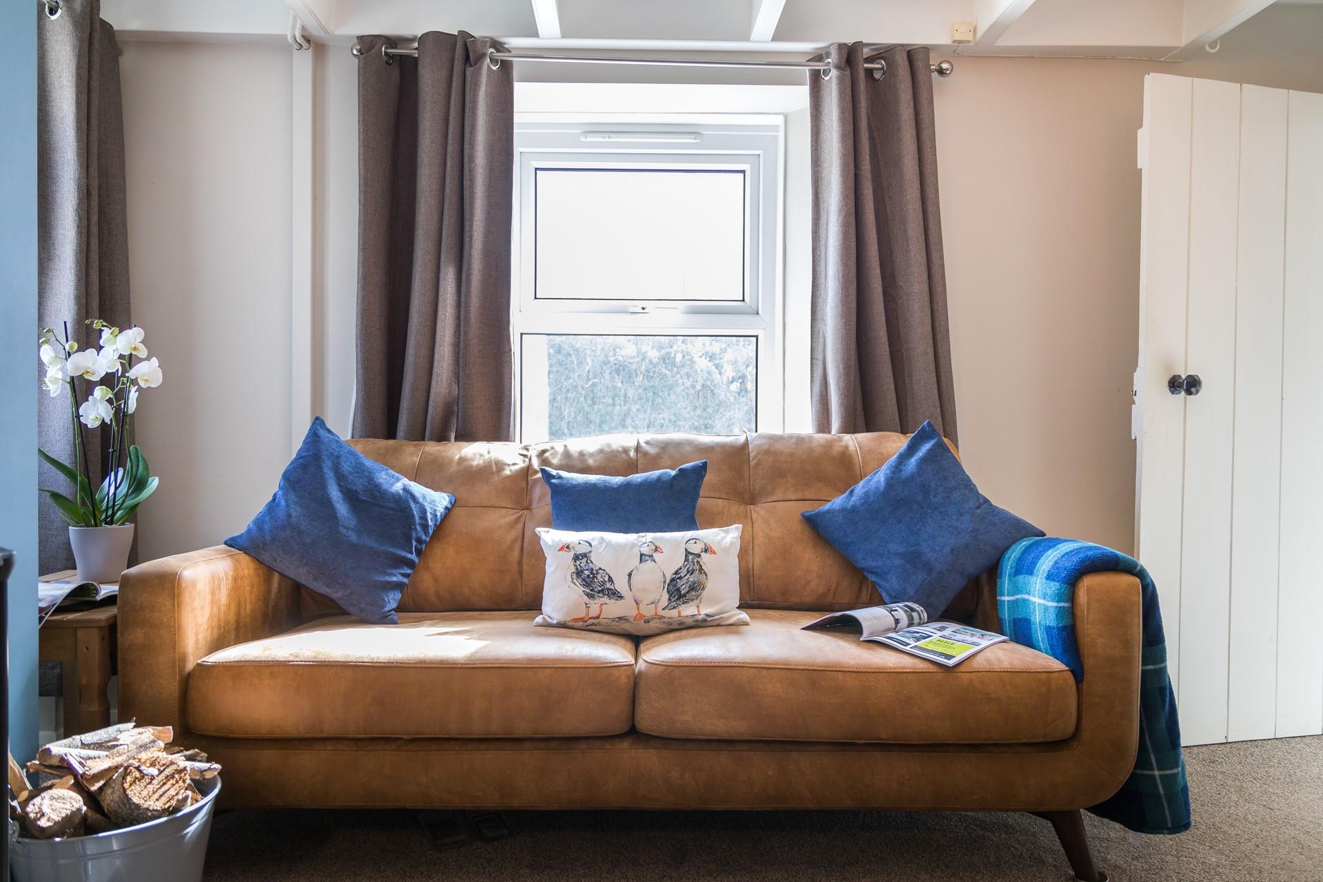 After spending the day on Widemouth Bay beach, come back to snuggle up on the sofa.