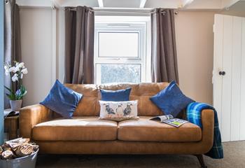 After spending the day on Widemouth Bay beach, come back to snuggle up on the sofa.