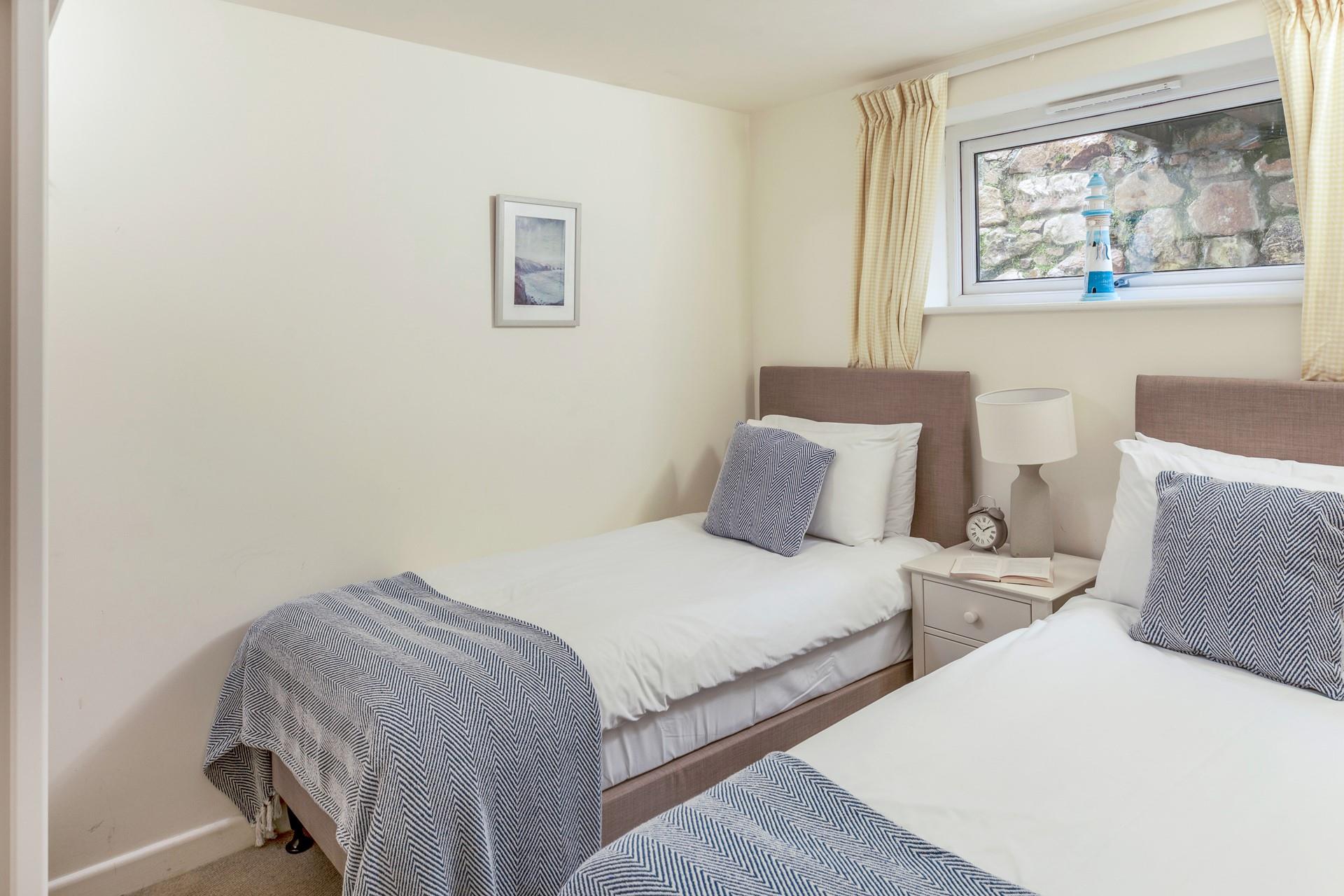 Tuck the kids into the twin beds and enjoy a quiet evening in the sitting room.