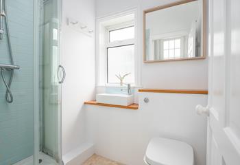 The en suite to bedroom 1 provides complete privacy from the rest of the house.