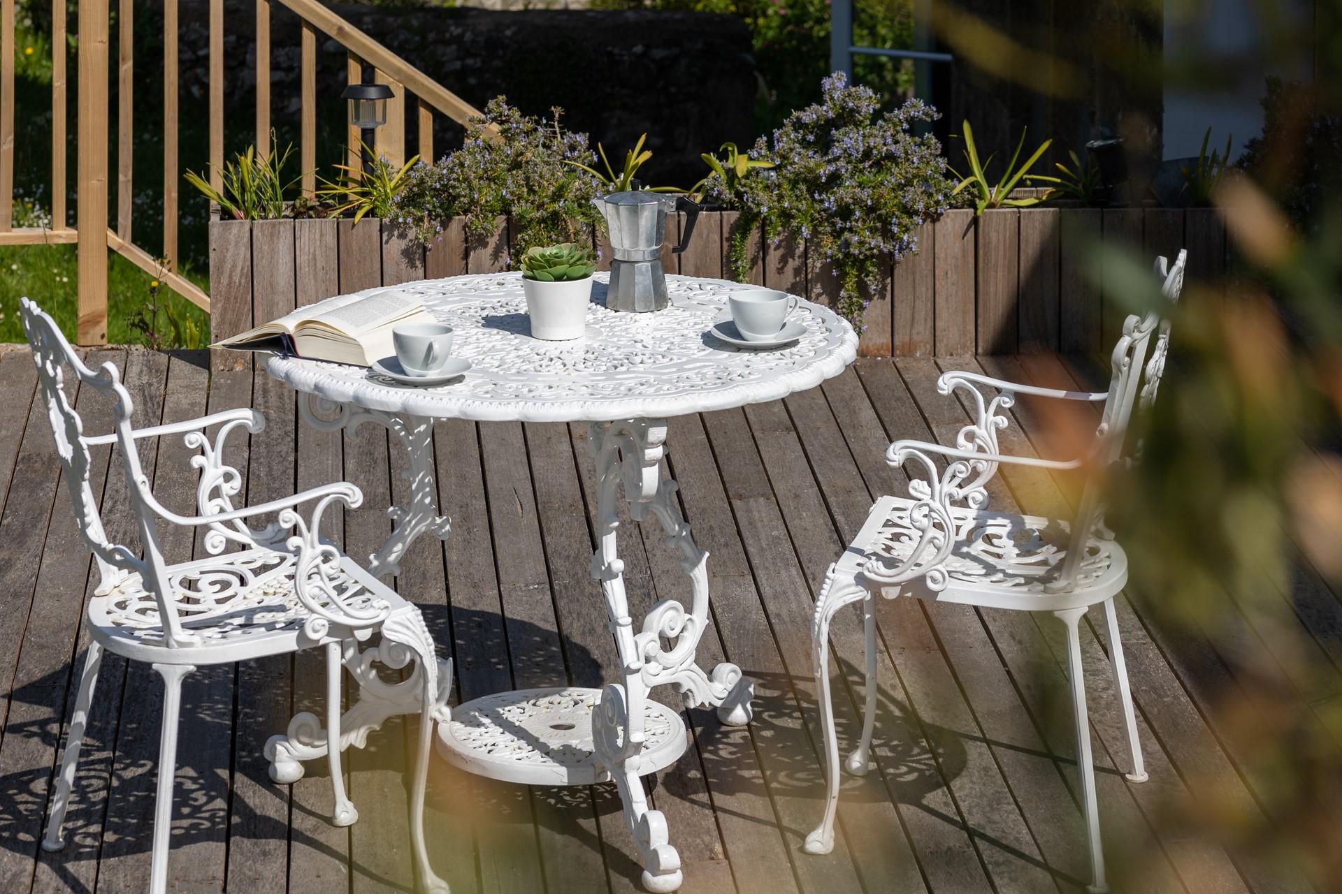 Take a quiet moment to get engrossed in the good book in the garden.