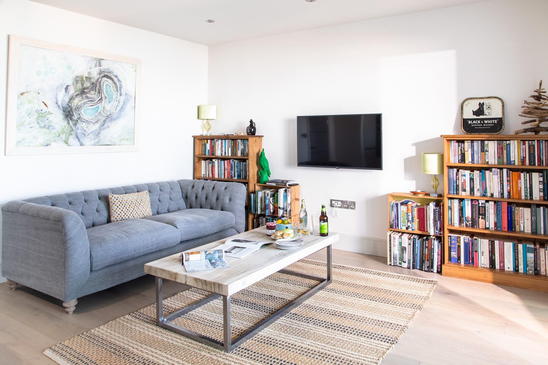 Sink into the sofa with a good book on a cosy evening in.