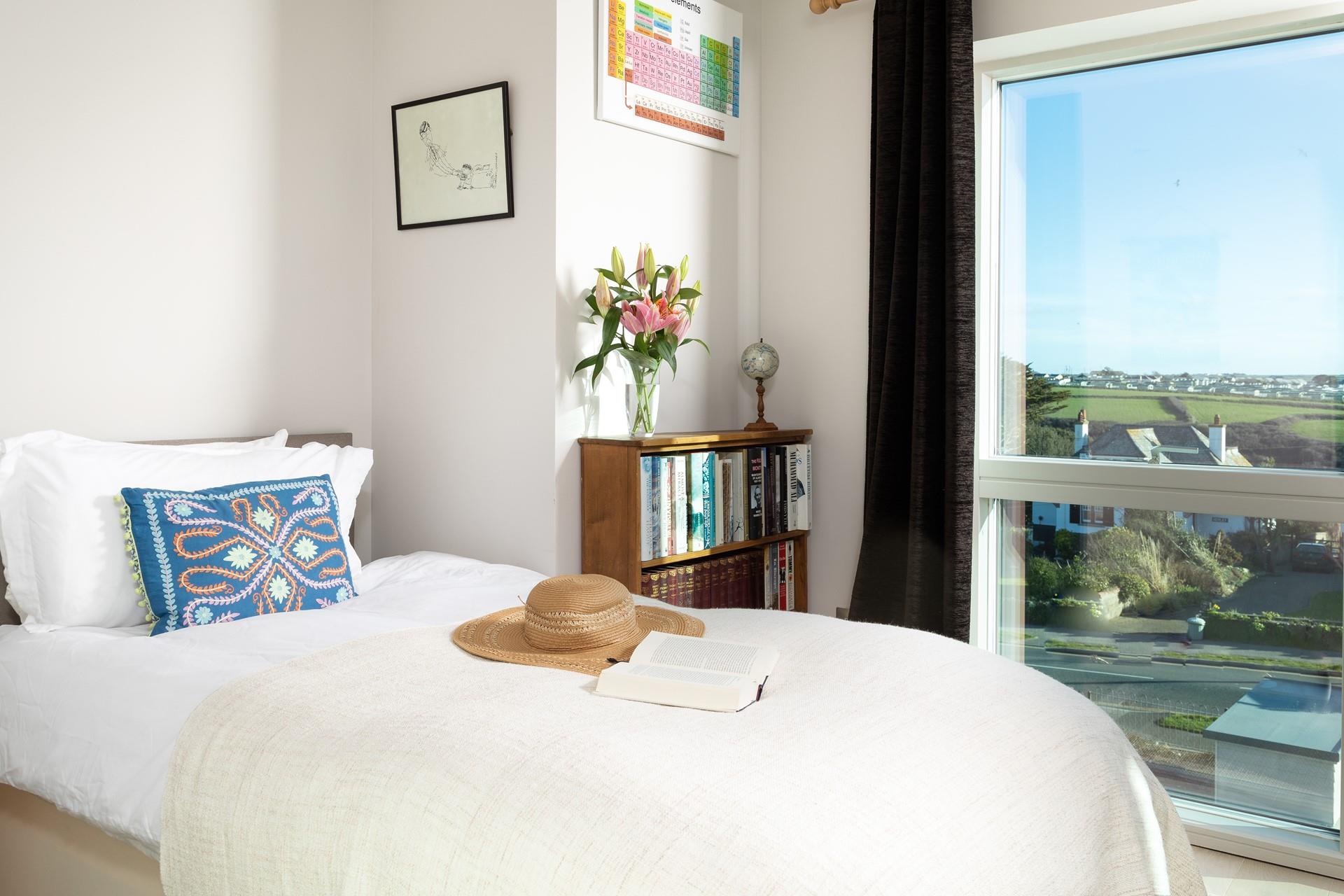 Bedroom 1 has zip and link beds that can be made up as twin or king size, perfect for kids or adults.