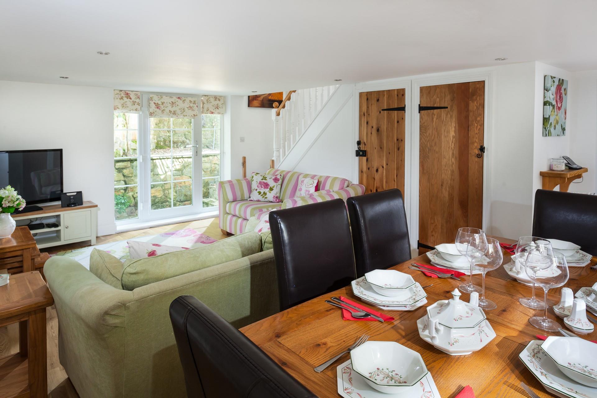 Two living areas allow larger families to socialise whilst still having their own space.