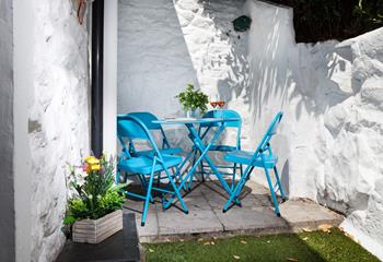 Soak up the sun in the garden with a cold G and T.