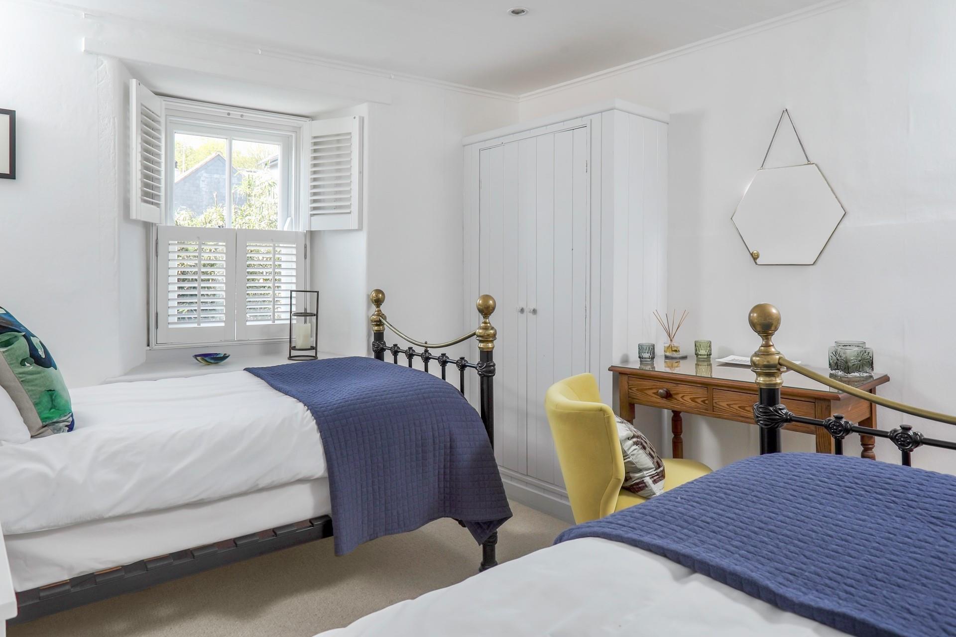 The twin room has lots of wardrobe space for all your holiday clothes.