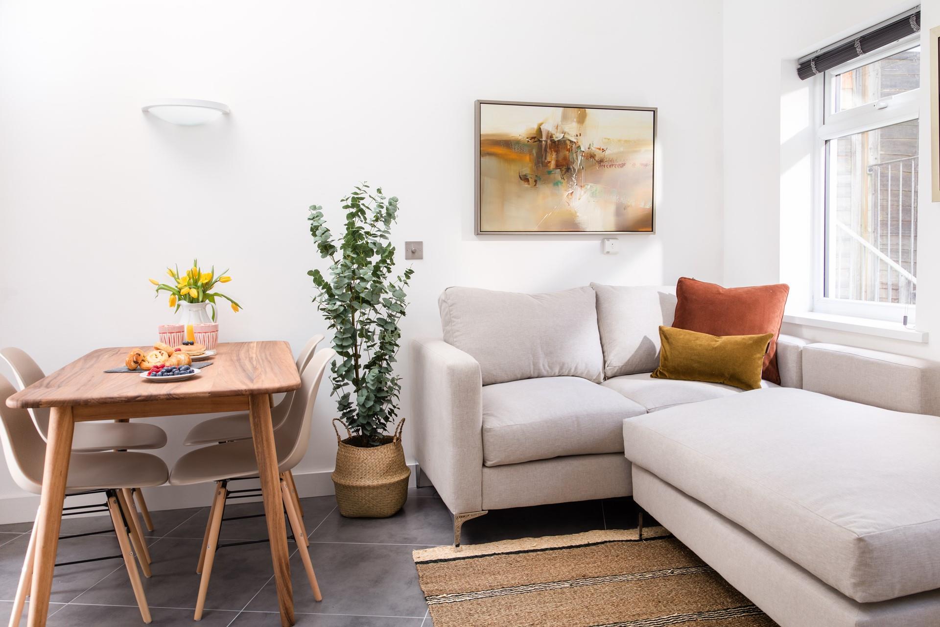 After a day of exploring stretch out on the comfy corner sofa and catch up on your favourite shows!