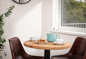 Enjoy an afternoon cuppa whilst gazing out the window at the views beyond.