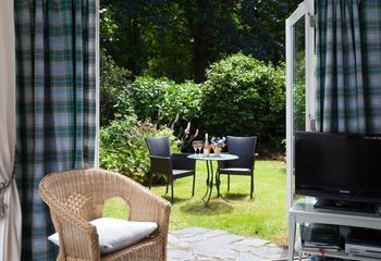 Spend summer afternoons relaxing in the garden with a glass of something chilled in hand.