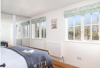 Start your day by throwing open the curtains, letting in the sunshine and taking in the gorgeous rural views!
