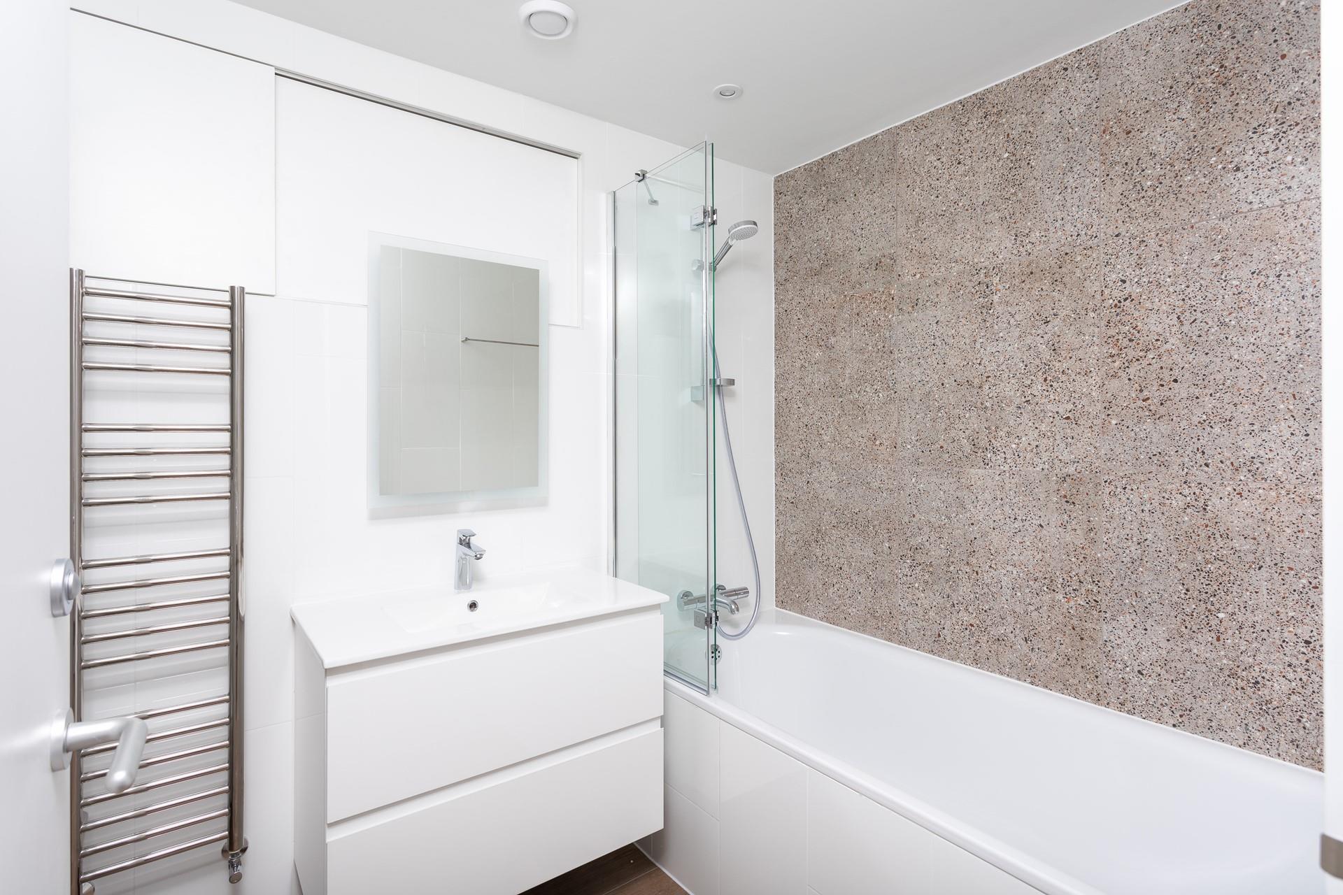 Indulge in a bubble bath and escape from the stress of daily life. 