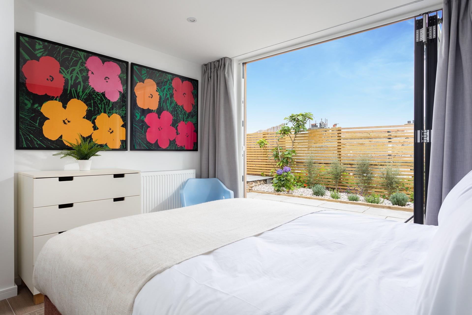 Wander out to the tranquil patio area to soak up the sun, or watch for shooting stars at night. 