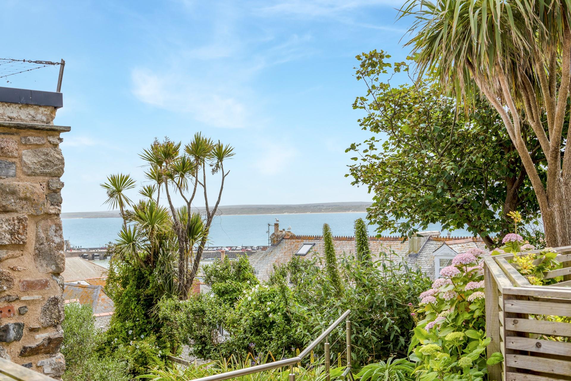 Enjoy sea views across St Ives Bay.