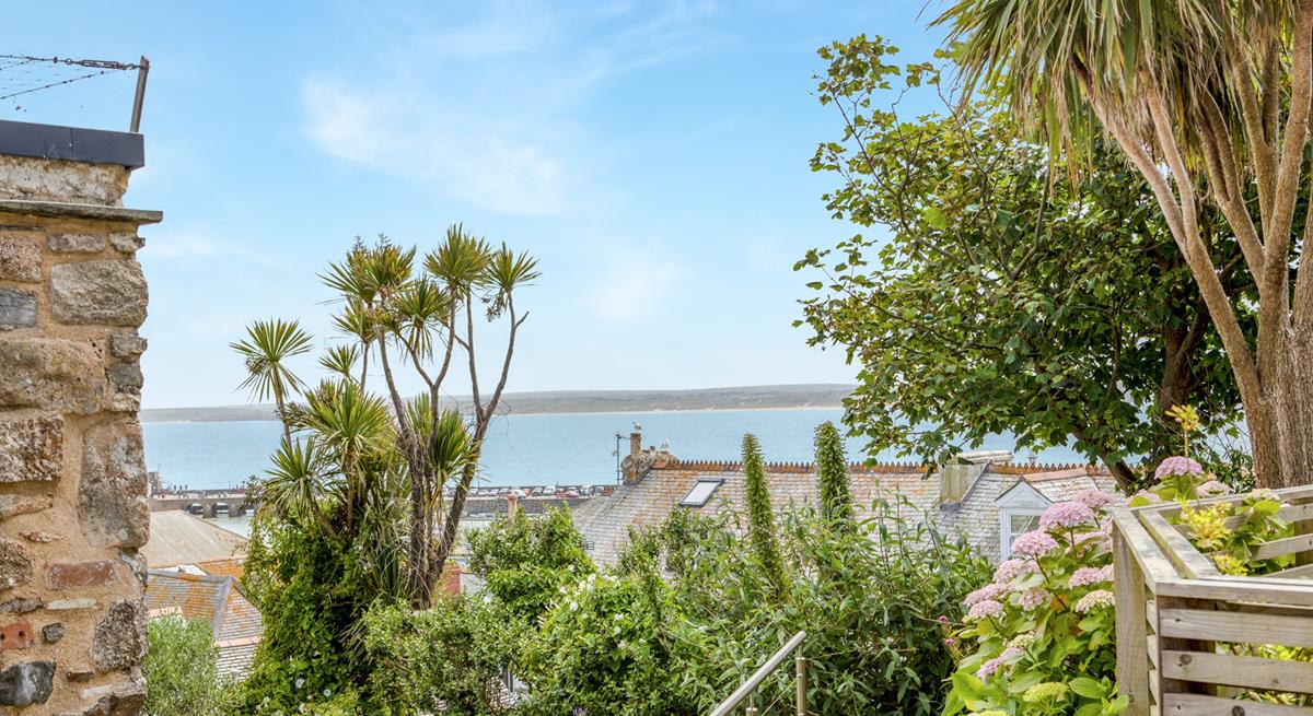 Enjoy sea views across St Ives Bay.