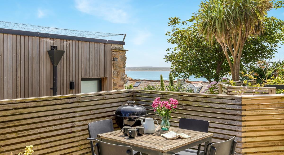 Enjoy a cuppa in the secluded garden area whilst admiring the spectacular views.