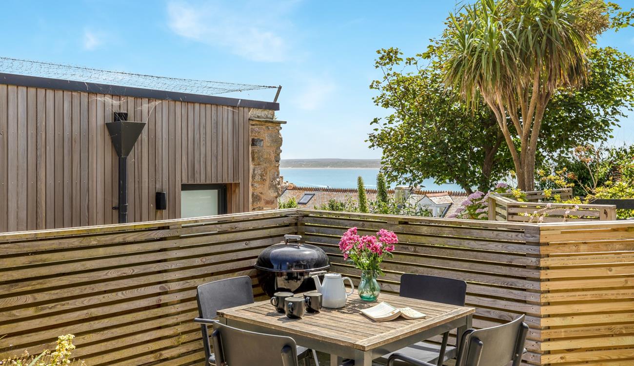 Enjoy a cuppa in the secluded garden area whilst admiring the spectacular views.