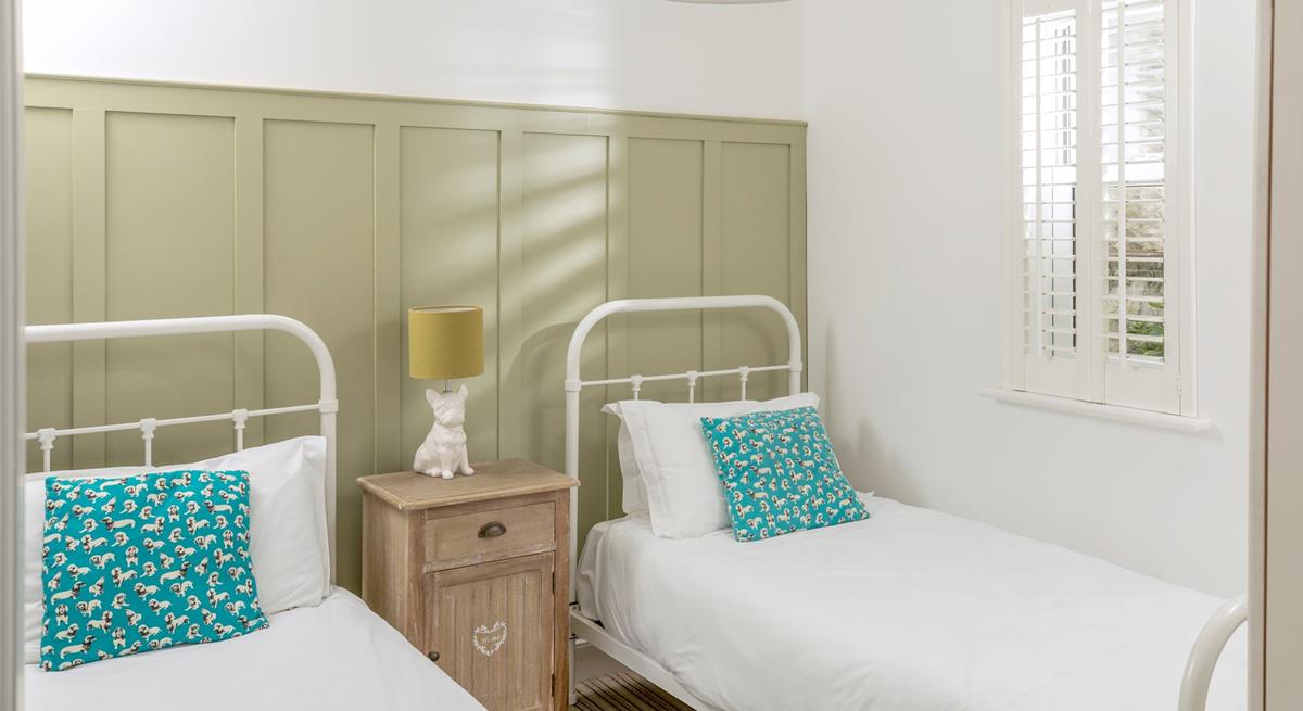 The twin bedroom is perfect for both kids or friends sharing.