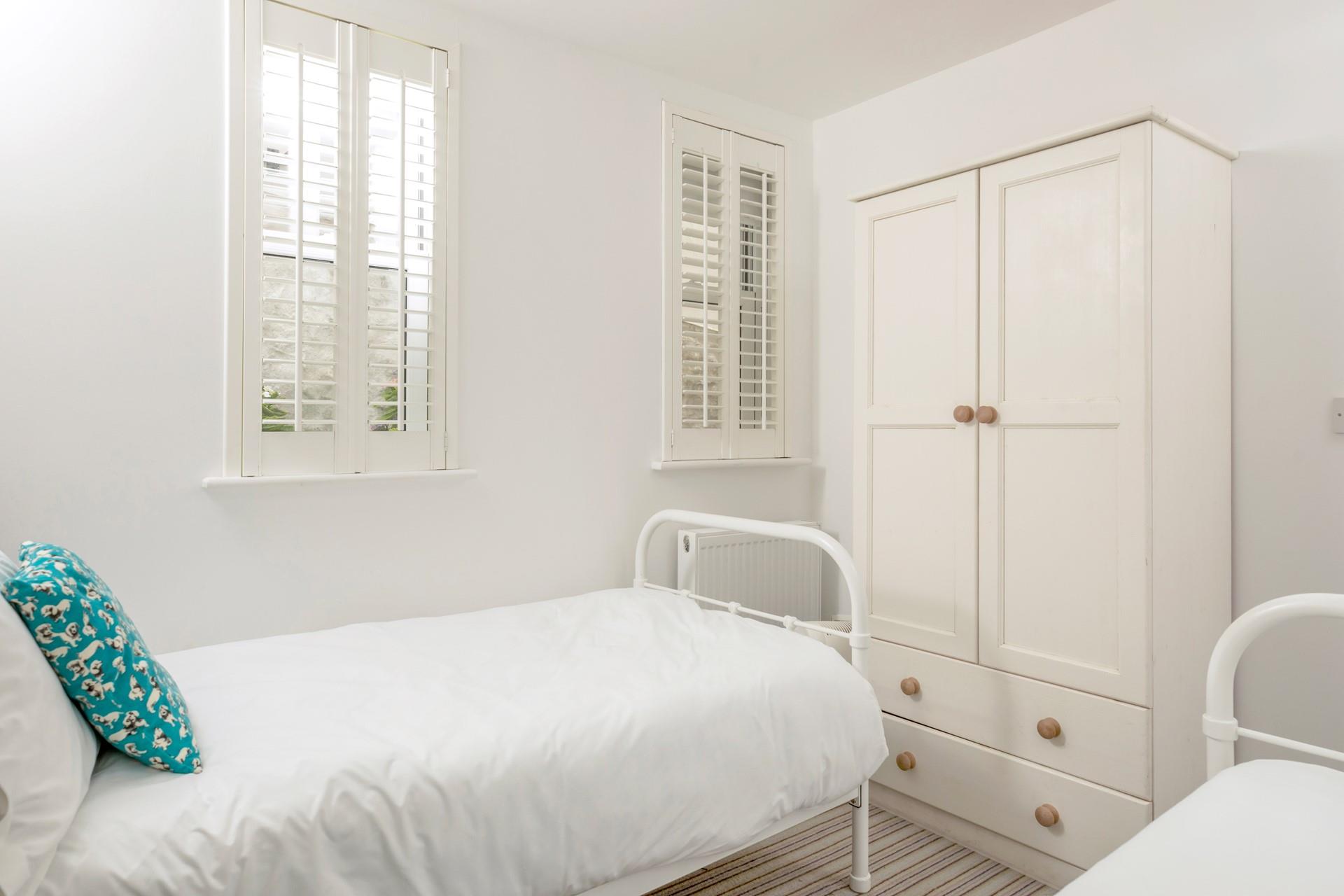 There is ample storage for all of your holiday best!