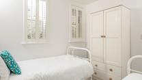 There is ample storage for all of your holiday best!