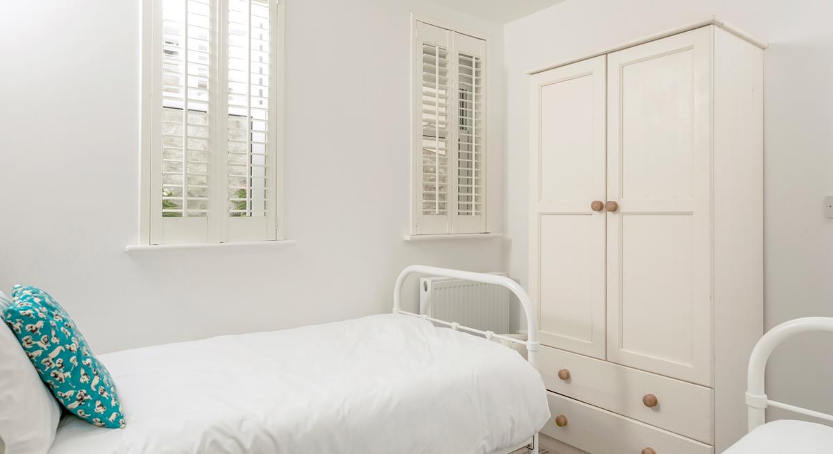 There is ample storage for all of your holiday best!