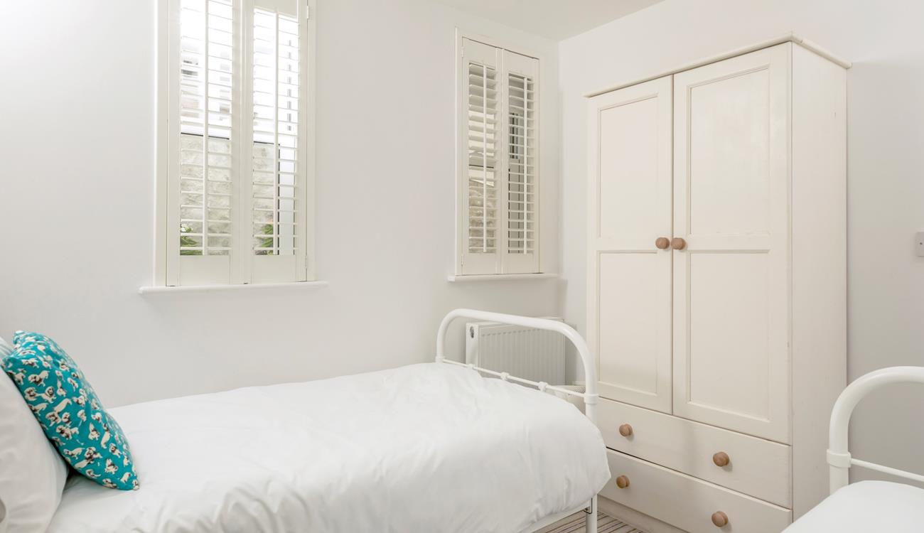 There is ample storage for all of your holiday best!