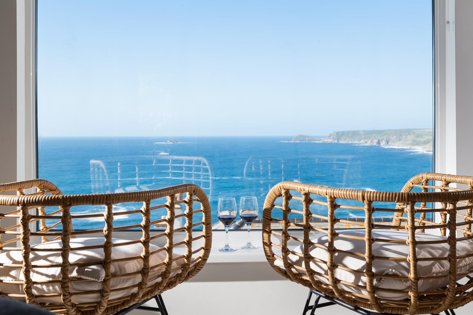 Sea views don't get much better than this.