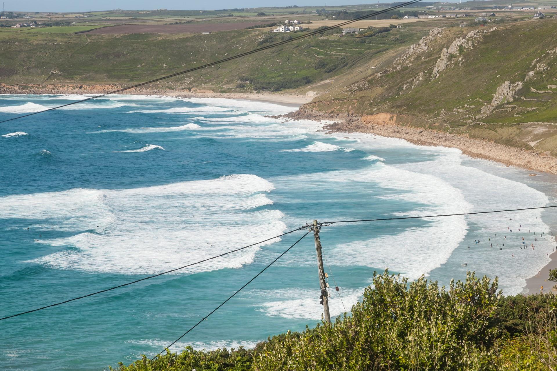 Take to the waves and learn to surf on Sennen beach.