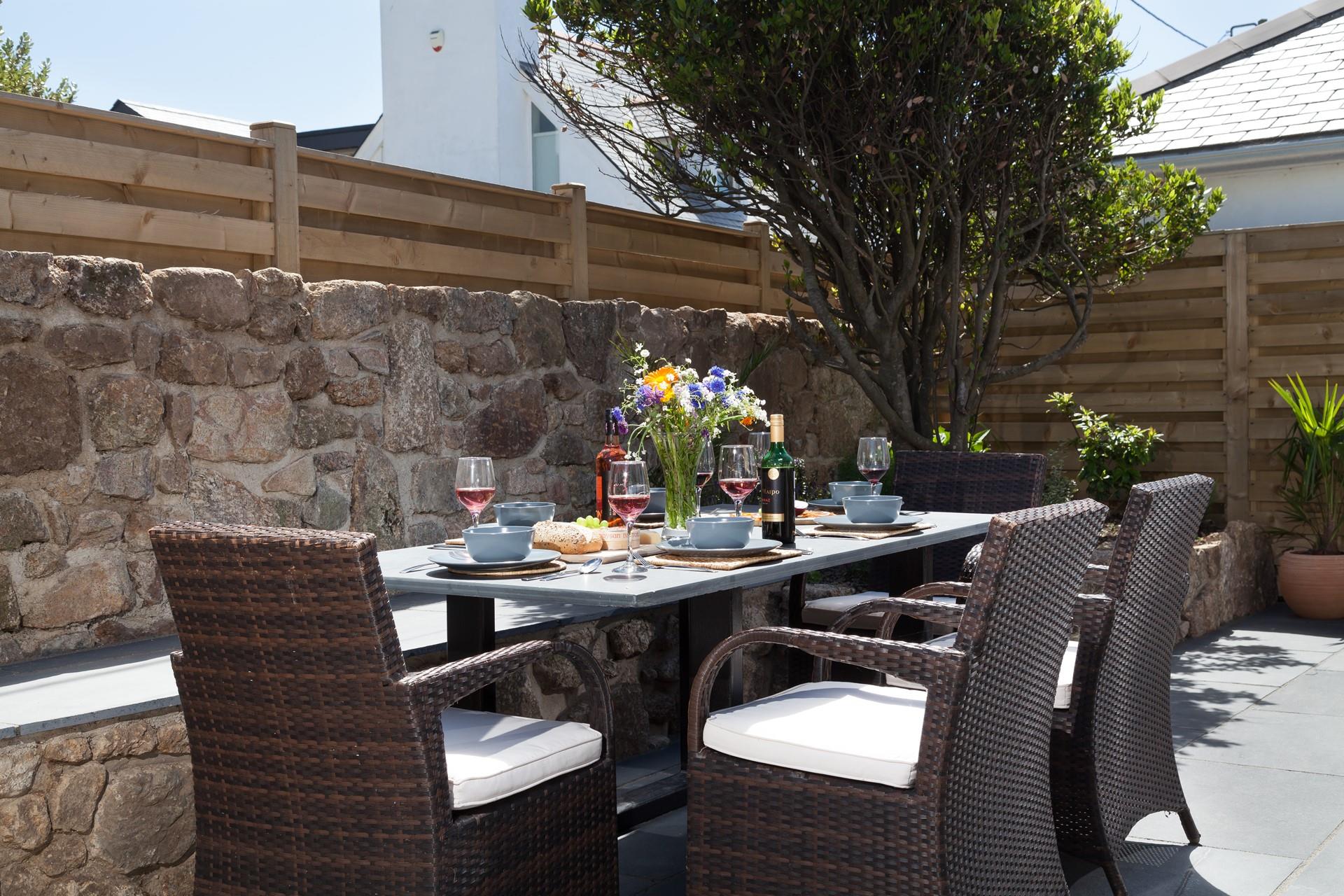 Pop open a bottle of wine to sip in the evening sun.