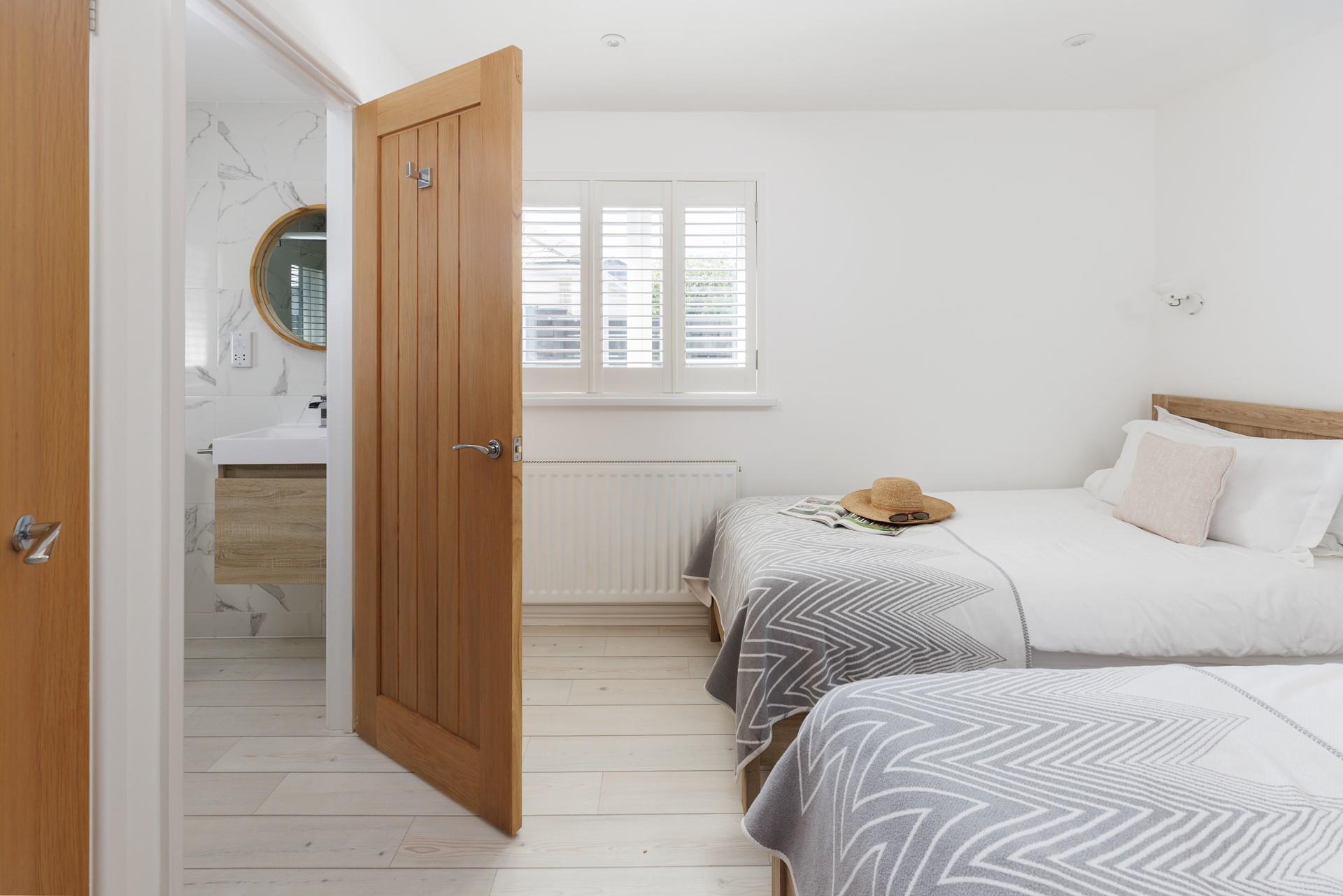 Bedroom 1 has an en suite shower room.
