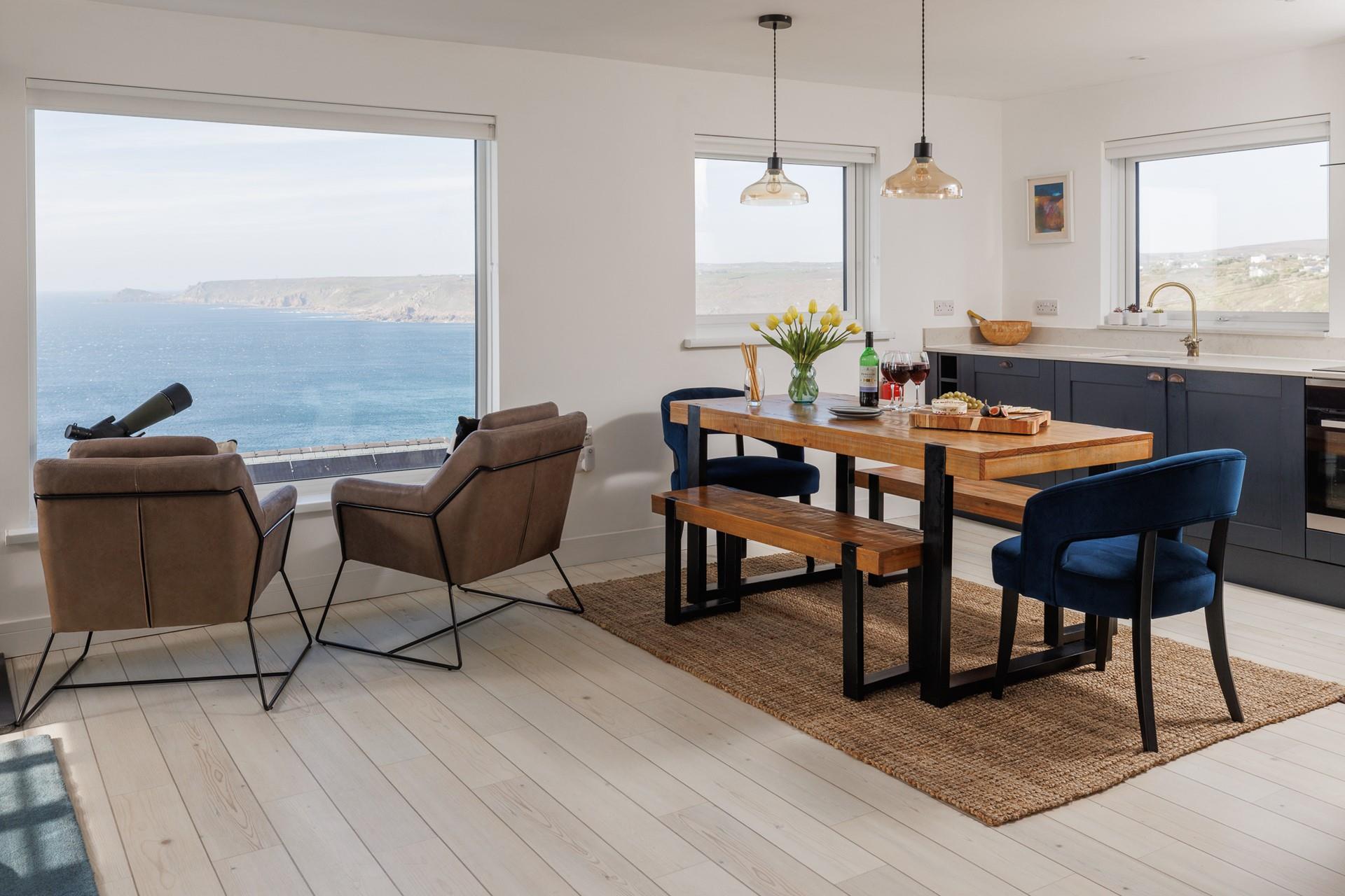 Pick your spot in the living space and enjoy the view!