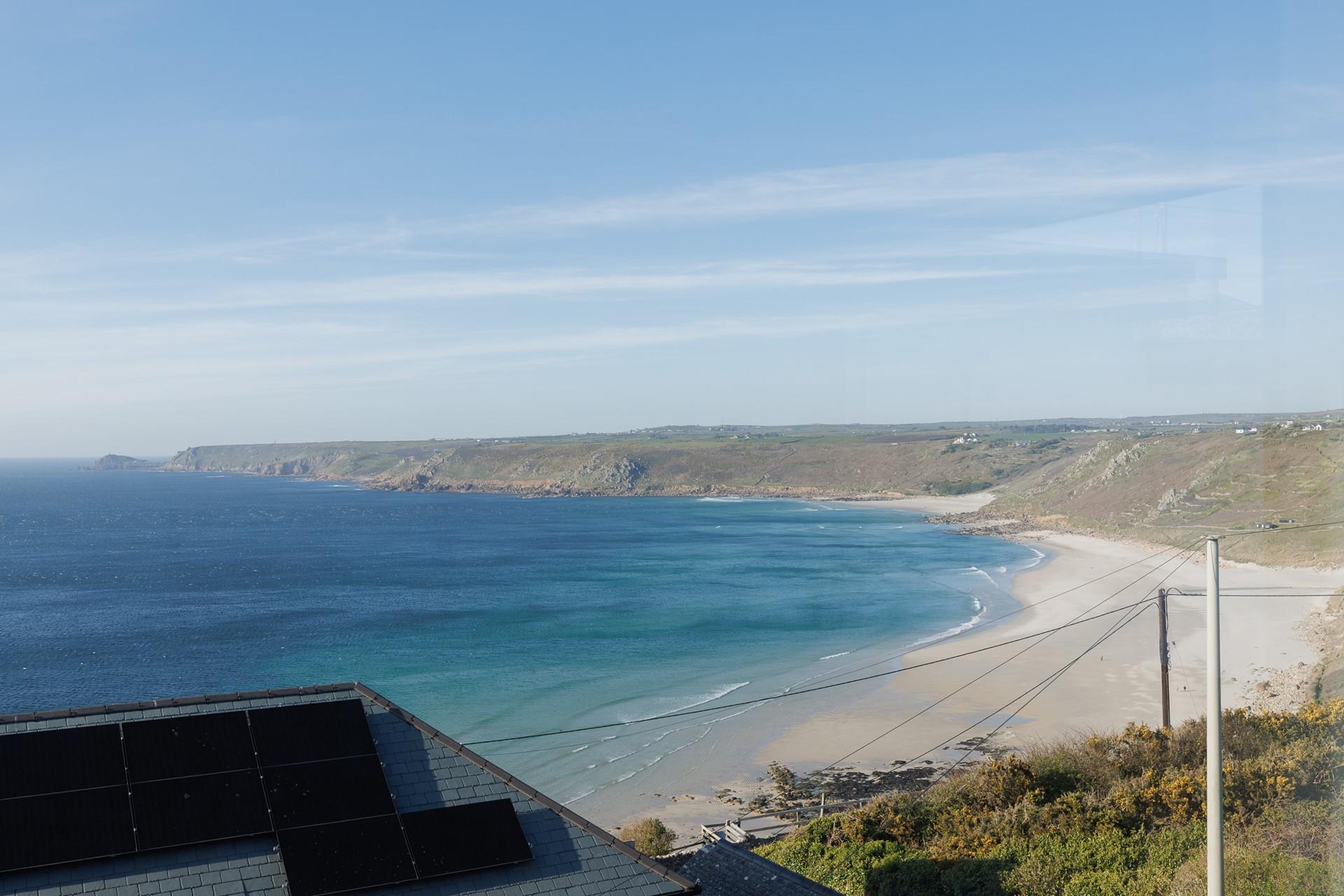 The soft, pale sands of Sennen's beach are a short stroll away!