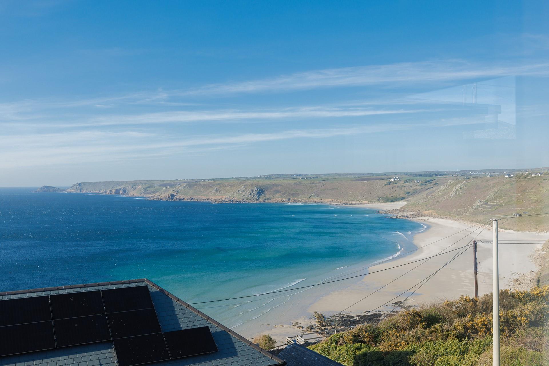 The soft, pale sands of Sennen's beach are a short stroll away!
