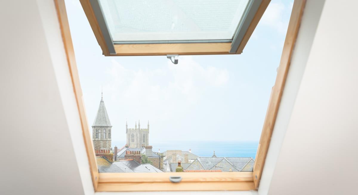 Wake up in the morning and let the sunlight flood the bedroom.