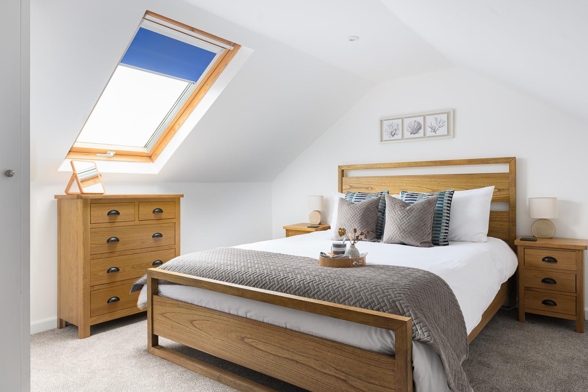 Enjoy the views of the quirky rooftops on the buildings in St Ives, you can even see glimpses of the sea.